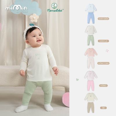 Bộ dài tay Mềm Mịn by La Pomme puppy nhí nhảnh -  Sợi Petit Soyeu thoáng mát - Bé trai/gái - 6M - 3Y
