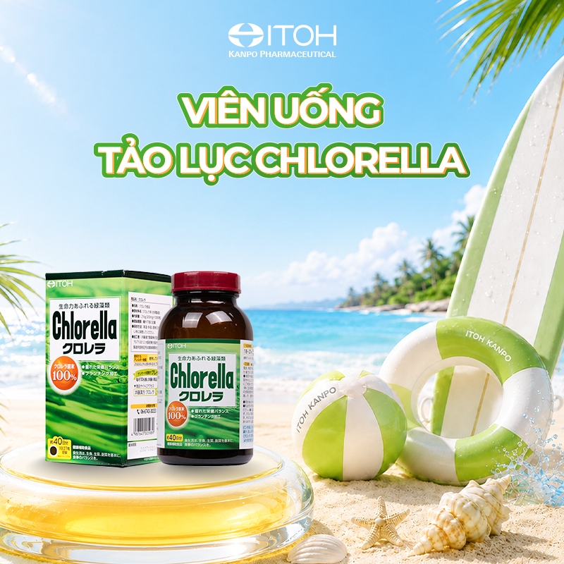 Viên Uống Tảo Lục Itoh Chlorella
