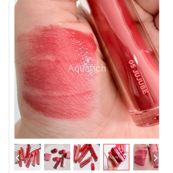 PASS ROMAND Son Tint Bóng THE Juicy Lasting Tint 5.5g - MÀU 05 JUJUBE
