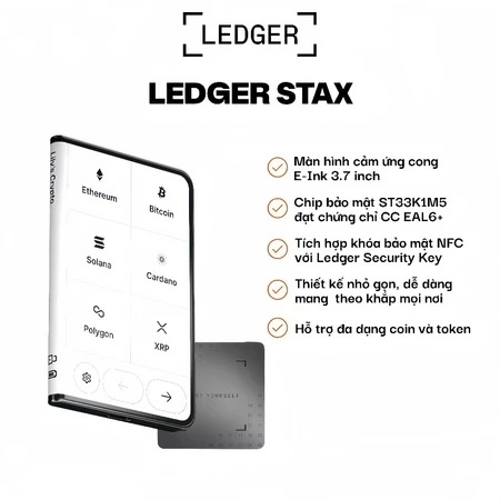 [Đại Lý Ủy Quyền] Ví lạnh Ledger Stax