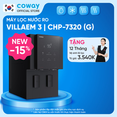 [Chỉ giao HN và TP.HCM] Máy lọc nước Coway VILLAEM 3 CHP-7320L_GRAY