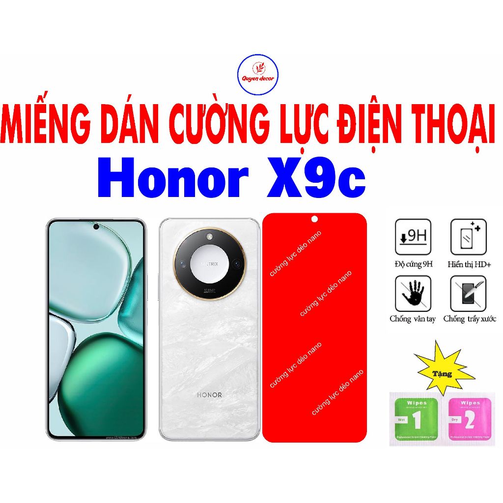Cường lực dẻo cho điện thoại Honor X9c