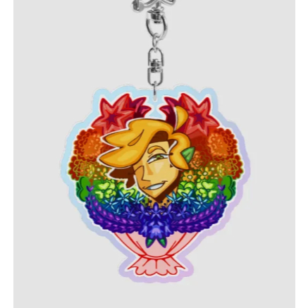 Flowery Bouquet Keychain