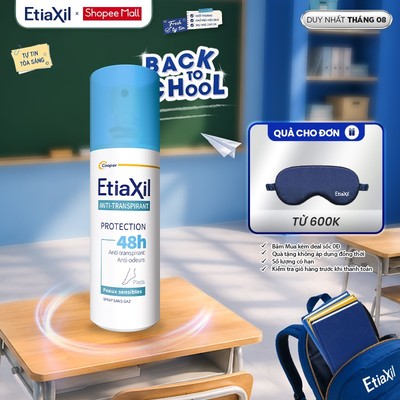 Xịt Khử Mùi Chân Etiaxil Bảo Vệ Kép 100ml