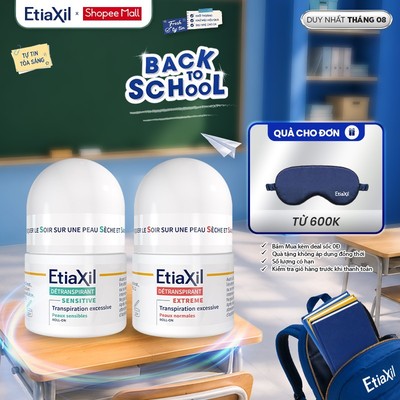 Combo 2 Lăn Khử Mùi Ngăn Mồ Hôi Etiaxil 15ml