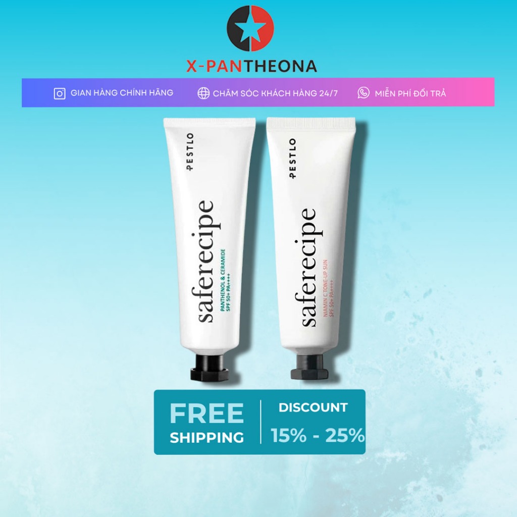 Kem chống nắng PESTLO Safe Recipe Sun Essence SPF50 PA++++ 50ml