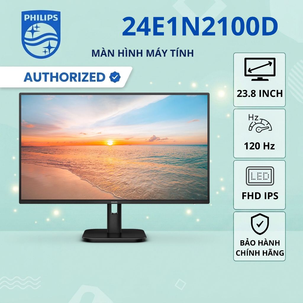 Màn Hình Philips 24E1N2100D/ 27E1N2100D (23.8-27 inch, Full HD, IPS, 120hz, 4ms)