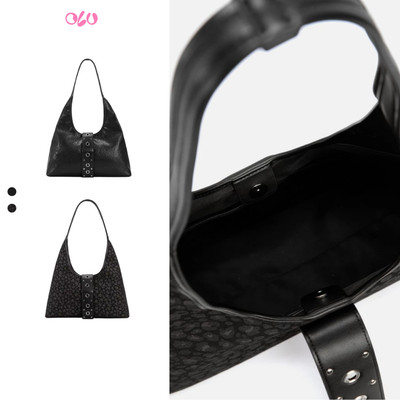Túi xách OLV đeo vai phong cách thời trang Leather Eyelet Strap Shoulder Bag nhiều màu