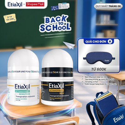 Combo 2 Lăn Khử Mùi Ngăn Mồ Hôi Etiaxil 15ml + Etiaxil Men 15ml
