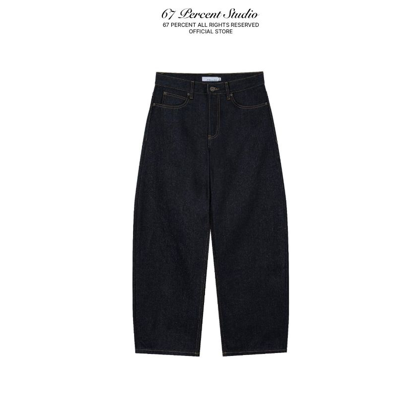 Quần Jeans Ống Cong Form Rộng 67PERCENT/67% - ORIBE DENIM PANTS