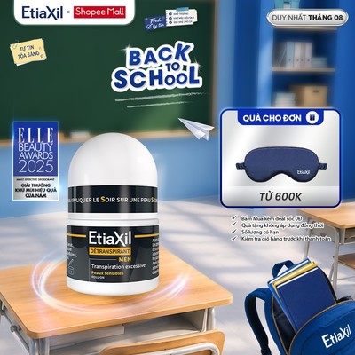 Lăn khử mùi mồ hôi dành cho nam giới Etiaxil Men 15ml