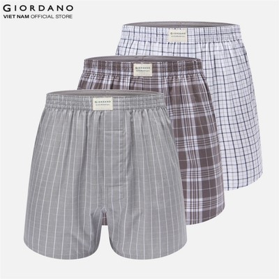 GIORDANO Set 3 Quần Lót Nam Boxers 01176119
