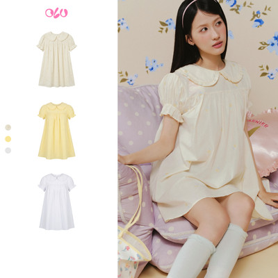 Váy OLV babydoll tay phồng Cream Daisy phù hợp đi chơi đi dạo