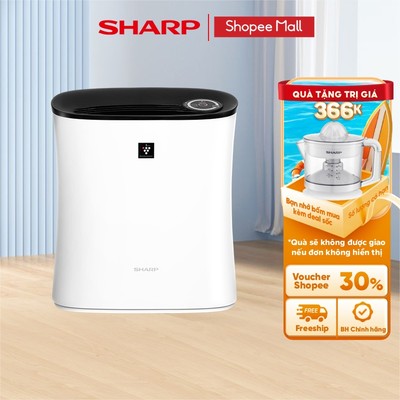 Máy lọc không khí và tạo ion Sharp FP-FE33V-B cho phòng 21m2 - Hàng chính hãng - Nhập Khẩu Thái Lan