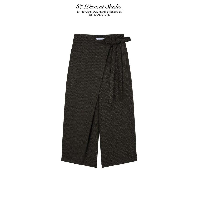 Quần Tây Ống Rộng Vạt Chéo 67PERCENT/67% - WRAP TROUSERS