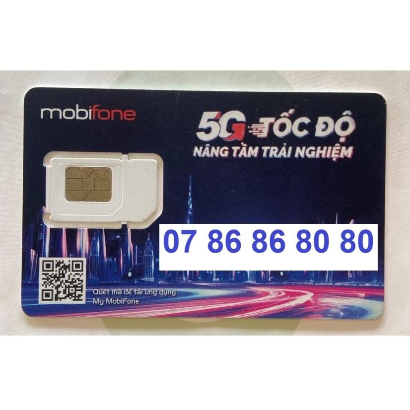 Sim Mobifone số đẹp 07 86 86 80 80