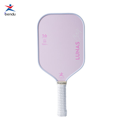 Vợt Pickleball LUNAS BENDU Màu Hồng Nhạt Trơn , dành cho newbie tập chơi nam & nữ hàng chính hãng