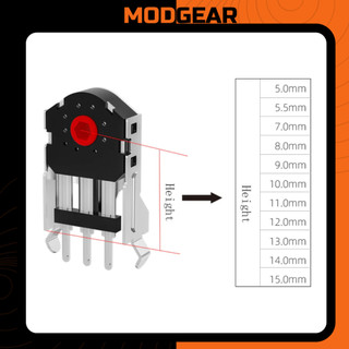 Con lăn cuộn chuột YSA size 9mm 11mm lõi đỏ | Scroll Encoder Red Core