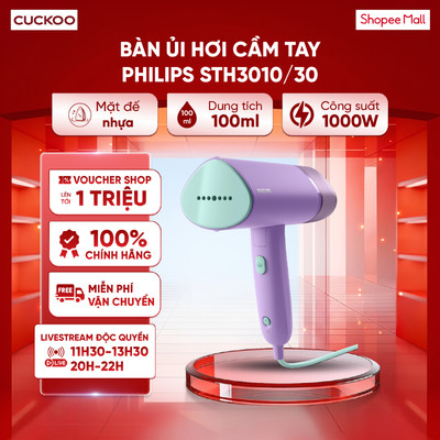 Bàn ủi hơi nước cầm tay Philips STH3010/30 1000 W - Hơi phun lên đến 20g/phút