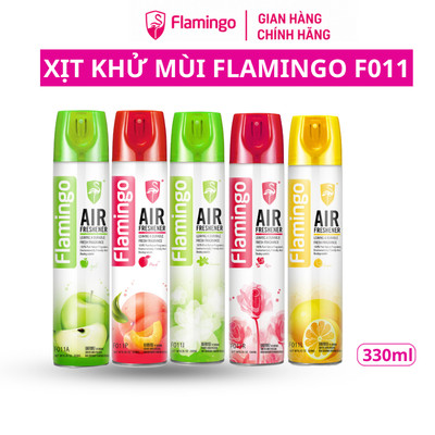 Xịt khử mùi xịt thơm phòng dùng trong gia đình nội thất ô tô Flamingo F011 330ml 6 mùi hương