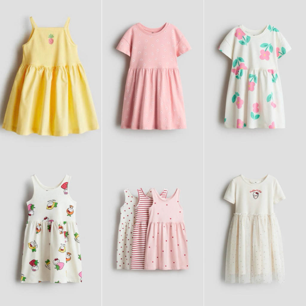 [KIDDO] Váy cộc tay H&M bé gái siêu đáng yêu