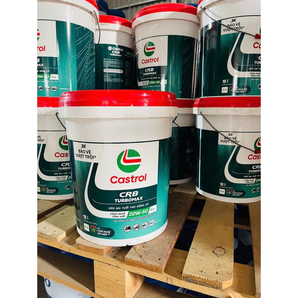 Nhớt động cơ castrol CRB turbomax 20w50 CI4
