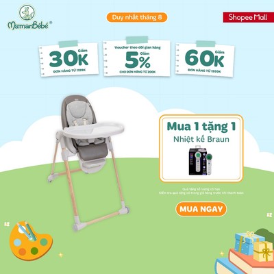 (MamanBébé chính hãng) Ghế ăn Chicco Polly Armonia đa năng 3 trong 1 - Màu Ghi/Màu Nâu/Màu ghi đá