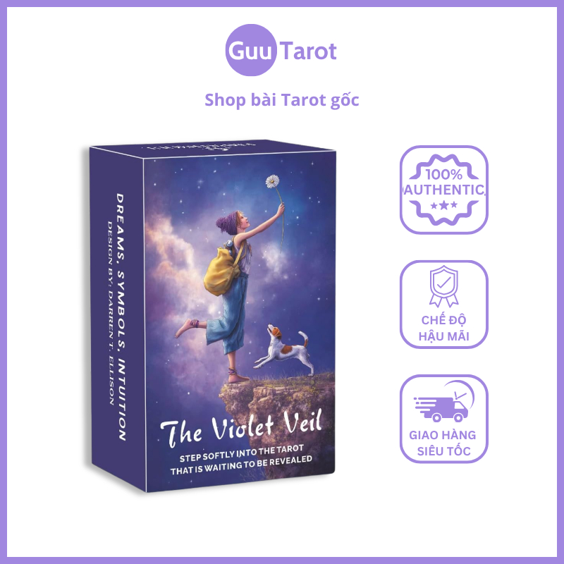 Bộ Bài Violet Veil Tarot (Guu Tarot Shop)