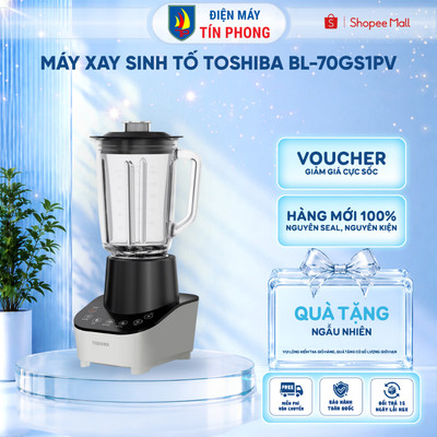 [Shopee vip] Máy xay sinh tố Toshiba BL-70GS1PV - 700W - Cối thủy tinh - 2 cối | Bảo hành 12 tháng