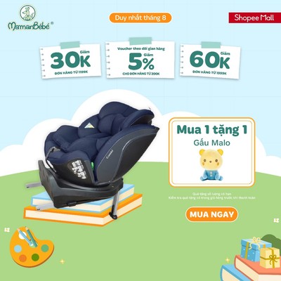 (MamanBébé chính hãng) Ghế ô tô Combi CrossAge SL Plus xoay 360˚ ISOFIX