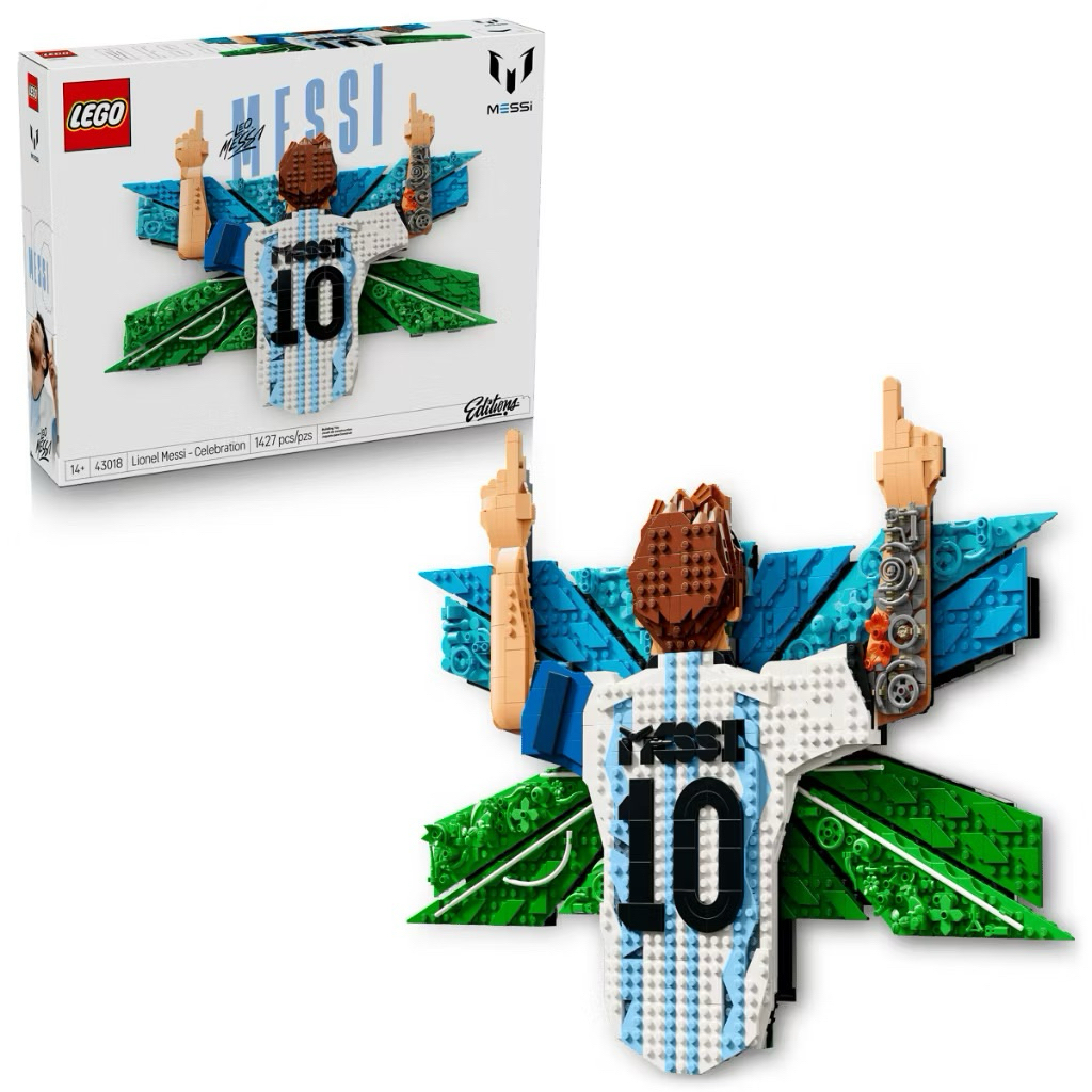 LEGO Lionel Messi Celebration - Tranh 3D Huyền thoại bóng đá #43018