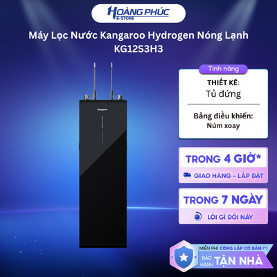 Máy Lọc Nước Kangaroo Hydrogen Nóng Lạnh KG12S3H3 [Toàn Quốc]