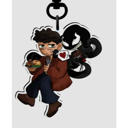 Venom and Eddie Keychain suongdecorshop