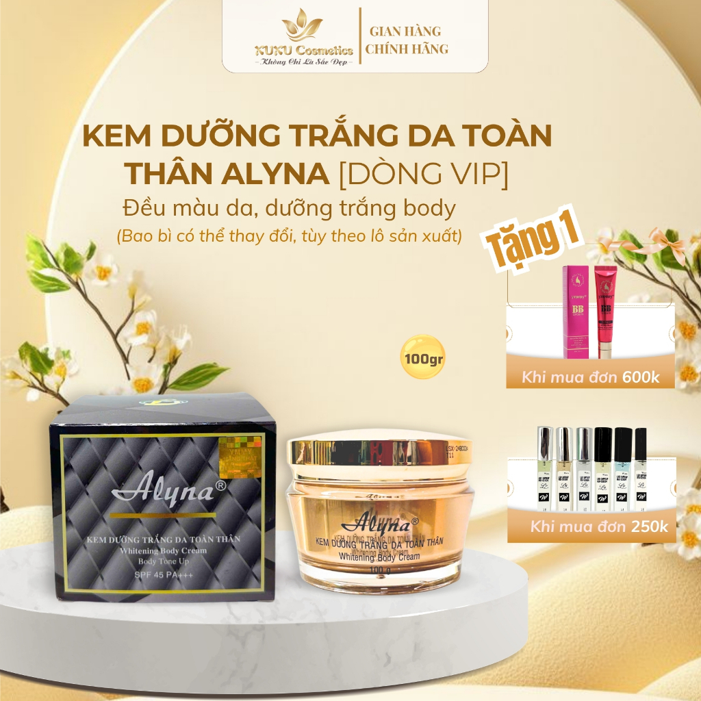 Kem dưỡng trắng da toàn thân Vip Alyna