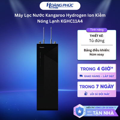 Máy Lọc Nước Kangaroo Hydrogen Ion Kiềm Nóng Lạnh KGHC11A4 [Toàn Quốc]