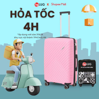 HỎA TỐC KHÔNG THÙNG SIZE 20,24 HCM - HN Vali Kéo LUG Holdall MP807 Size 20/24, Nhựa PP chống bể vỡ, Khoá Số Bảo Mật