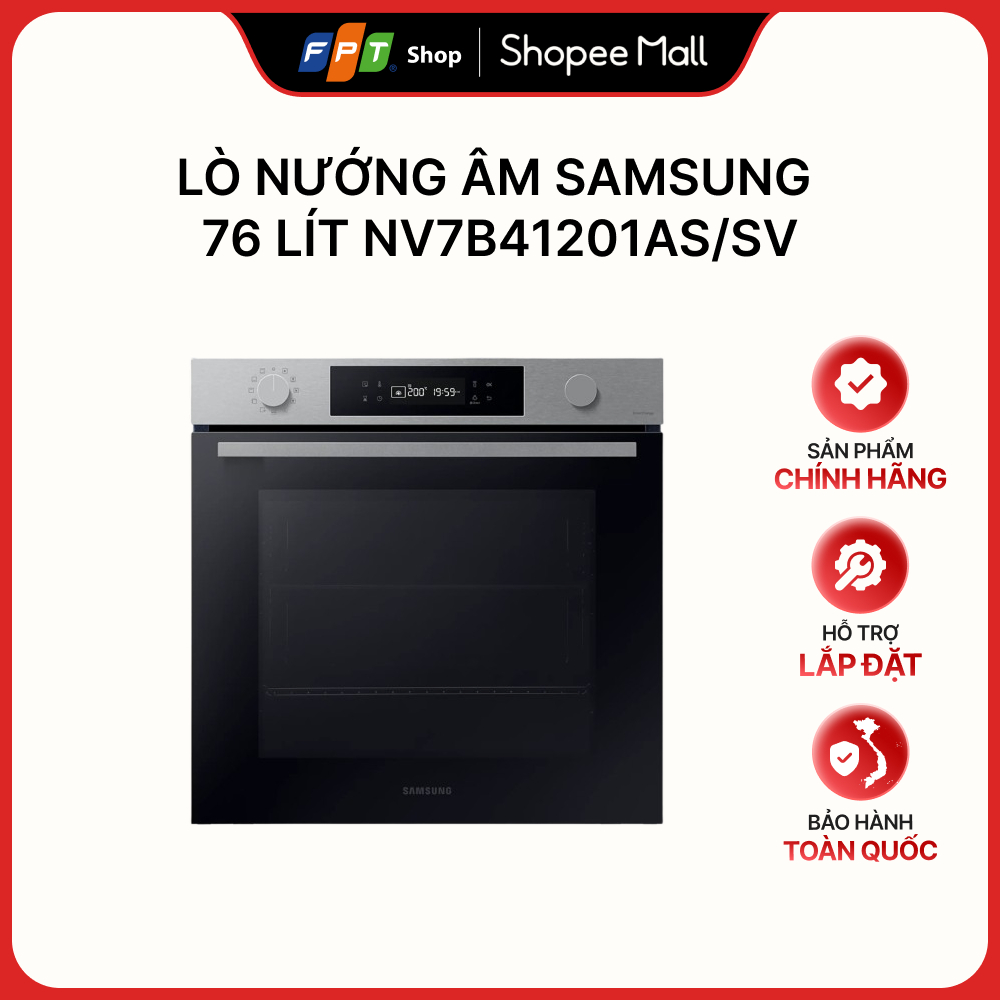 Lò nướng âm Samsung 76 lít NV7B41201AS/SV
