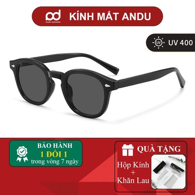 Kính râm mát thời trang nam nữ ANDU dáng vuông cổ điển chống tia UV bảo vệ mắt lái xe 8641