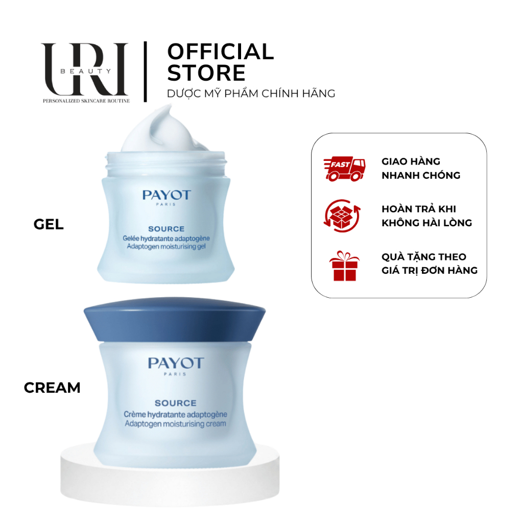 [Chính Hãng] PAYOT Source Adaptogen Moisturizing Cream Gel – Kem Dưỡng Cấp Ẩm Da 50ml