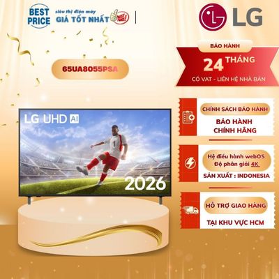 Smart Tivi LG AI 4K 65 Inch 65UA8055PSA