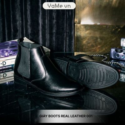 Giày Boots Real Leather 001 24128 |YaMe|