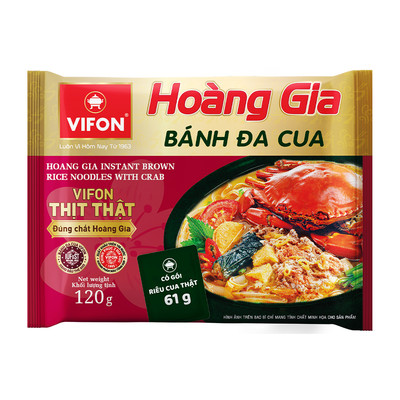 [Quà Tặng] Hoàng Gia Bánh Đa Cua VIFON