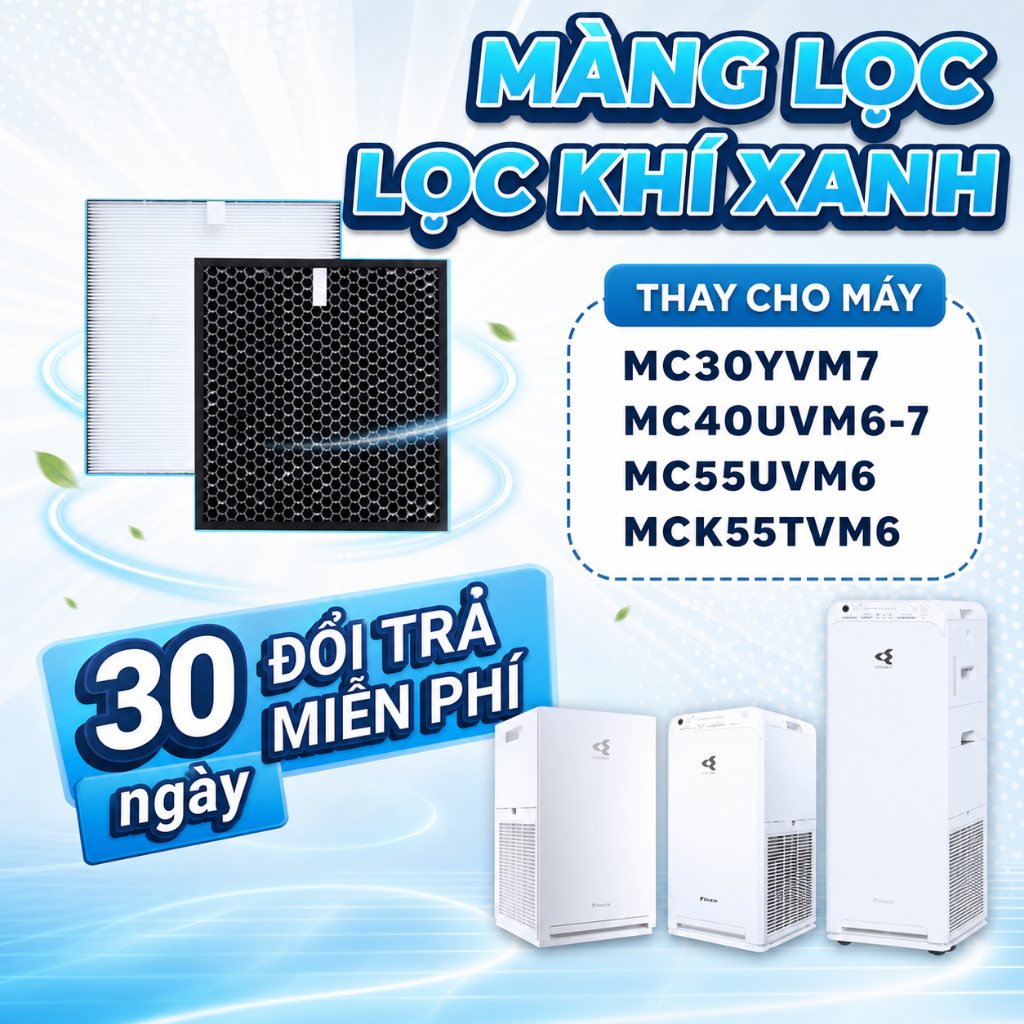 Màng lọc không khí Daikin MCK55TVM6 MC55UVM6 MC30YVM7 MC40UVM6