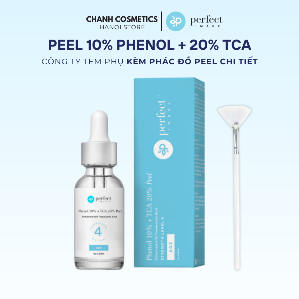 [ có chiết] Peel căng bóng sáng da , sáng da Perfect Image Phenol 10% + T.C.A 20% Peel