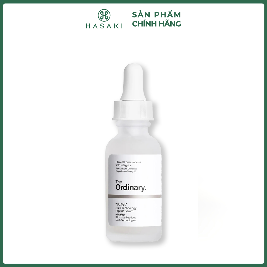 The Ordinary serum đa công nghệ peptide chống lão hóa Buffet™ Multi-Technology Peptide Serum 30ml