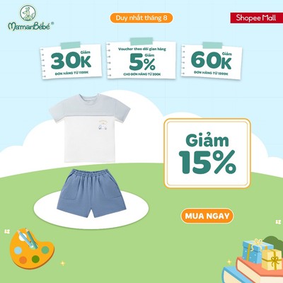 Bộ cộc tay La Pomme những ngọn đồi kỳ thú - Sợi Bamboo Cotton mềm mại, hỗ trợ kháng khuẩn – Bé trai - 6M - 5Y