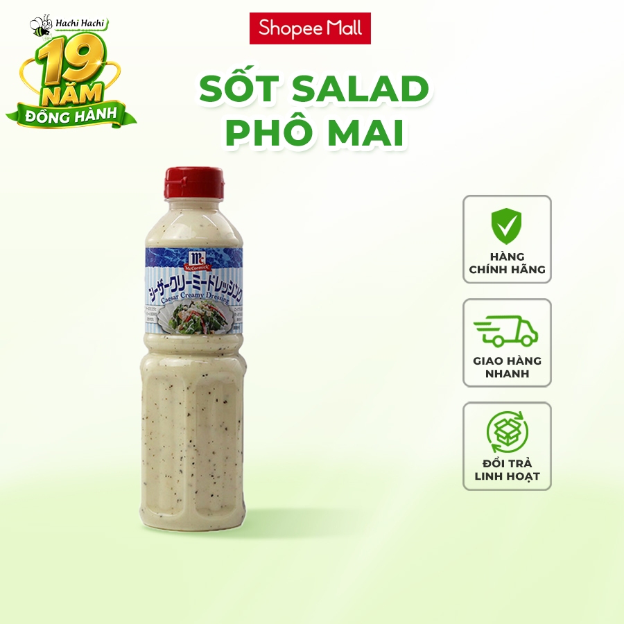 Sốt kem phô mai Youki Dressing 480ml - Hachi Hachi Japan Shop