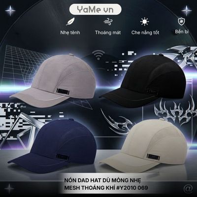 Nón Dad Hat Dù Mỏng Nhẹ Mesh Thoáng Khí #Y2010 069 23824 |YaMe|
