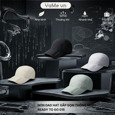 Nón Dad Hat Gấp Gọn Thông Minh Ready To Go 015 24000 |YaMe|