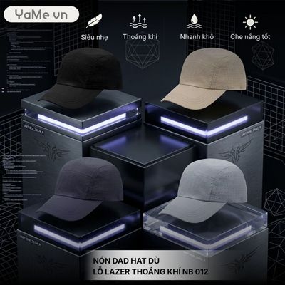 Nón Dad Hat Dù Lỗ Lazer Thoáng Khí NB 012 23820 |YaMe|